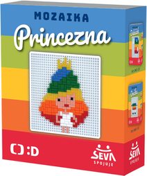 SEVA Mozaika Princezna Déčko 338 dílků plast STAVEBNICE