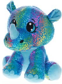 PLYŠ Nosorožec Star Sparkle 24cm duhový třpytivý *PLYŠOVÉ HRAČKY*