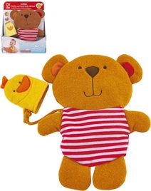HAPE Baby žínka na umývání medvídek s kačenkou do vany na koupání