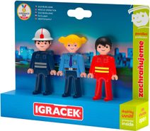 EFKO IGRÁČEK TRIO Zachraňujeme set 3 figurky kloubové s doplňky
