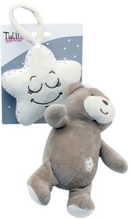 PLYŠ Baby Medvídek usínáček s melodií na natažení pro miminko