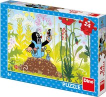 Puzzle Krtek v kalhotkách 24 dílků 26x18cm skládačka v krabici