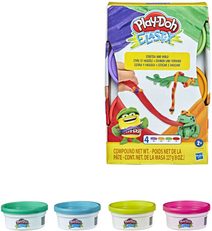 PLAY-DOH Baby modelína Elastix set 4 kelímky 2 druhy