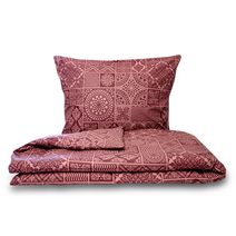 Francouzské bavlněné povlečení renforcé 240x200, 70x90cm TOKYO vínové