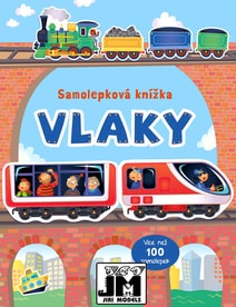 Samolepková knížka Vlaky 100 samolepek