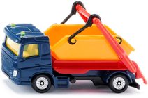 SIKU Auto s kontejnerem svoz komunálního odpadu model kov 1298