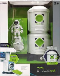 Stanice vesmírná herní set s kosmonautem a doplňky na baterie Světlo Zvuk