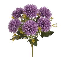 Kytice chryzantém 7 ks - fialová