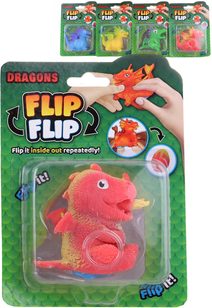 Gumový dráček 8cm s přeměnou vajíčko 2v1 4 barvy 3 druhy