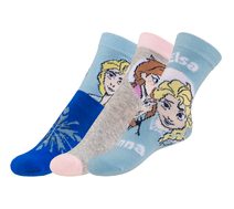 Ponožky dětské Frozen 2 - sada 3 páry - 27-30 růžová