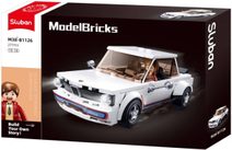 SLUBAN Model Bricks Auto klasický vůz 2002 277 dílků + 1 figurka STAVEBNICE