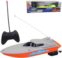 RC Loď motorový člun na vysílačku 27MHz do vody na baterie 2 barvy