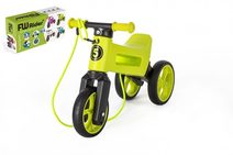 Odrážedlo FUNNY WHEELS Rider SuperSport zelené 2v1+popruh, výš. sedla 28/30cm nos 25kg 18m+ v krab.