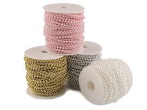 Perlový řetěz Ø4 mm balení 24 metrů