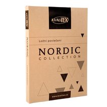 Bavlněné povlečení NORDIC COLLECTION GRID modré