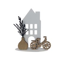 Dekorace domeček K4727 - 18×4.5×20.5