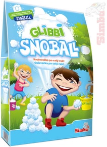 Glibbi SnoBall sněhové koule v prášku výroba sněhu v sáčku