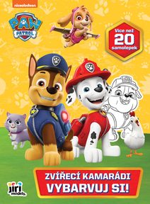 JIRI MODELS Vybarvuj si! Zvířecí kamarádi omalovánky Tlapková patrola