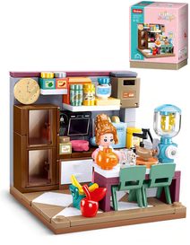 SLUBAN Mini Handcraft Kuchyň 178 dílků + 1 figurka STAVEBNICE