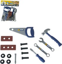 Pracovní nářadí dětské plastové malý kutil set 16ks v sáčku