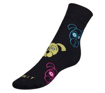 Ponožky Pes černý - 35-38 černá