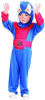 KARNEVAL Šaty Pavoučí hrdina vel.XS (92-104cm) 3-4 roky *KOSTÝM*