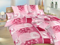 Bavlněné povlečení Pampelišky 3D vínové 140x200, 70x90 cm