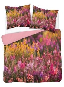 Francouzské povlečení 3D Vřesová louka micro Polyester - mikrovlákno, 220/200, 2x70/80 cm