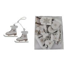 Vánoční dekorace k zavěšení, 6 ks D7309 - 13 × 11 × 2 cm