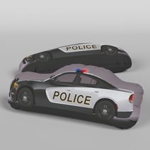 Dětský polštářek Policejní auto