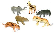 Zvířátka v sáčku divoká SAFARI 5 kusů