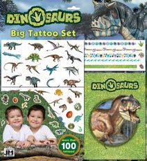 JIRI MODELS Velký set sešit s tetováním Dinosauři