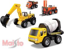 Auto stavební 1:32-44 plast 4 druhy 2 barvy