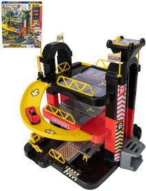 Teamsterz garáž dvoupatrová s výtahem herní set s 5 autíčky kov/plast