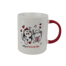 Porcelánový hrnek kočky X8707 - 360ml; 345 g; D80xH95xBD78mm