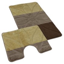 Koupelnová a WC předložka Helga hnědá