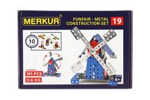 MERKUR Stavebnice 019 Mlýn 10 modelů 182 kusů