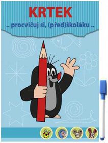 Procvičuj si (před)školáku Krtek (Krteček) set s popisovačem