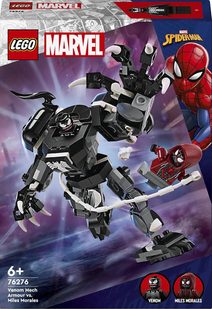 LEGO MARVEL Venom v robotickém brnění vs. Miles Morales 76276