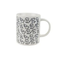 Porcelánový hrnek pejsci X8696 - 360ml; 345 g; D80xH95xBD78mm