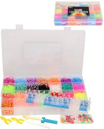 UDĚLEJ SI NÁRAMEK Gumičky LOOM BANDS 5600ks XL set s doplňky v boxu