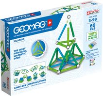 GEOMAG Classic Panels 60 dílků Eko magnetická STAVEBNICE