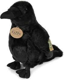 PLYŠ Pták vrána 25cm Eco-Friendly *PLYŠOVÉ HRAČKY