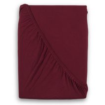 Jersey prostěradlo s lycrou 140x200cm vínové
