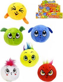 Baby míček měkký strečový 10cm veselý s obličejem 6 druhů pro miminko