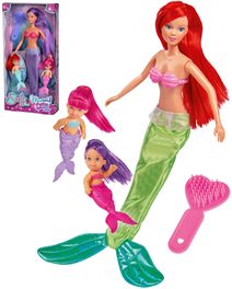SIMBA Panenka mořská víla Steffi / Evi herní set s dvojčaty 2 druhy