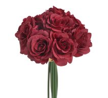 Kytice růží (9 ks) - vínová
