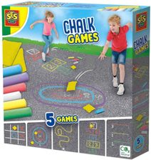 SES CREATIVE Hra s barevnými křídami na ven 5v1 *SPOLEČENSKÉ HRY*