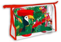 Kosmetická taška vybavená Tukan Polyester, PVC, 23x15x8 cm