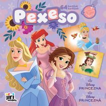 JIRI MODELS Pexeso v sešitu Princezny s krabičkou a omalovánkou